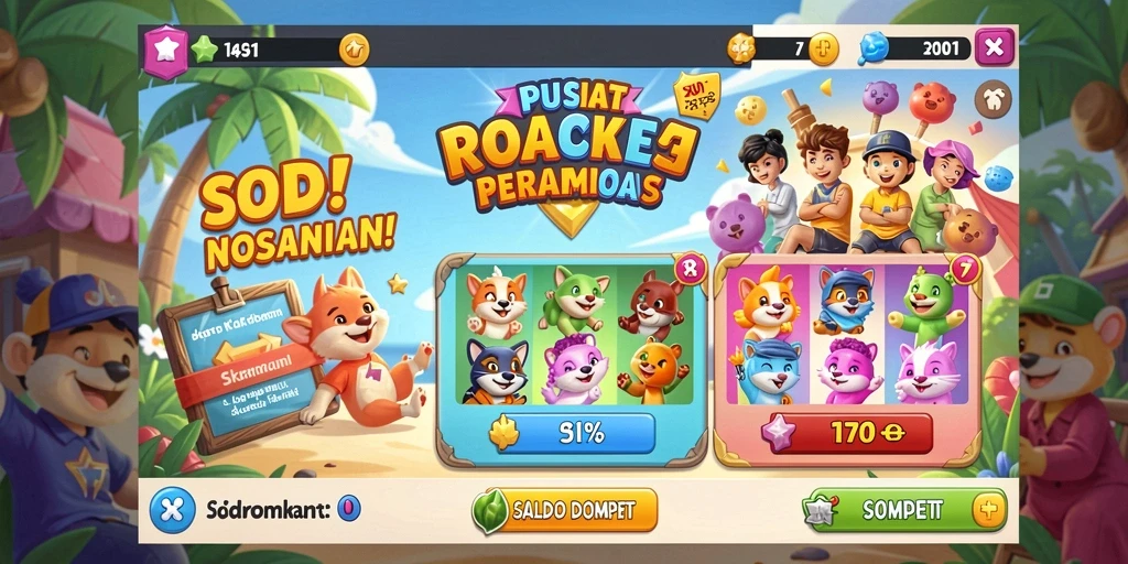 Grafis menawan yang membuat pengalaman bermain lebih hidup.