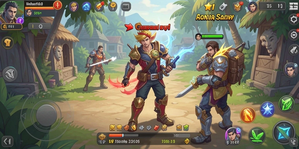 Tangkapan layar menunjukkan mode multiplayer yang seru.
