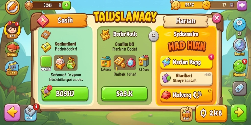 Screenshot hadiah yang bisa diraih pemain dengan usaha.
