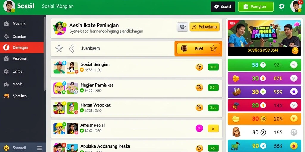 Sistem reward yang memotivasi setiap pemain.