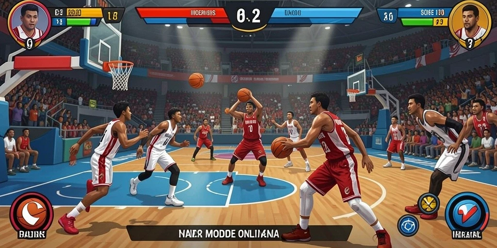Mode multiplayer yang memungkinkan bersaing dengan pemain lain.