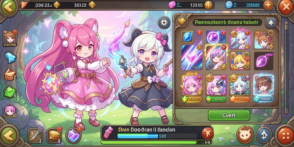 Screenshot fitur sosial untuk bersaing dengan teman.