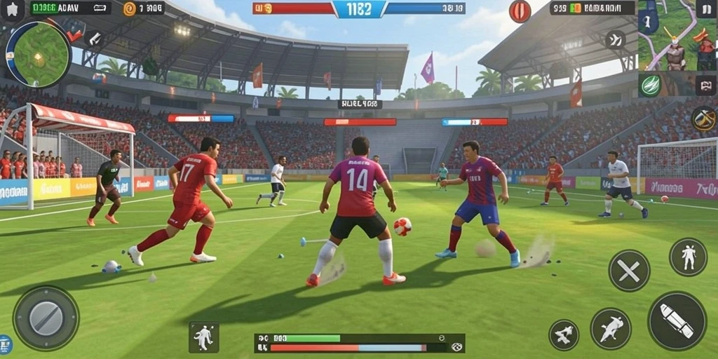 Fitur multiplayer yang memungkinkan interaksi antar pemain.