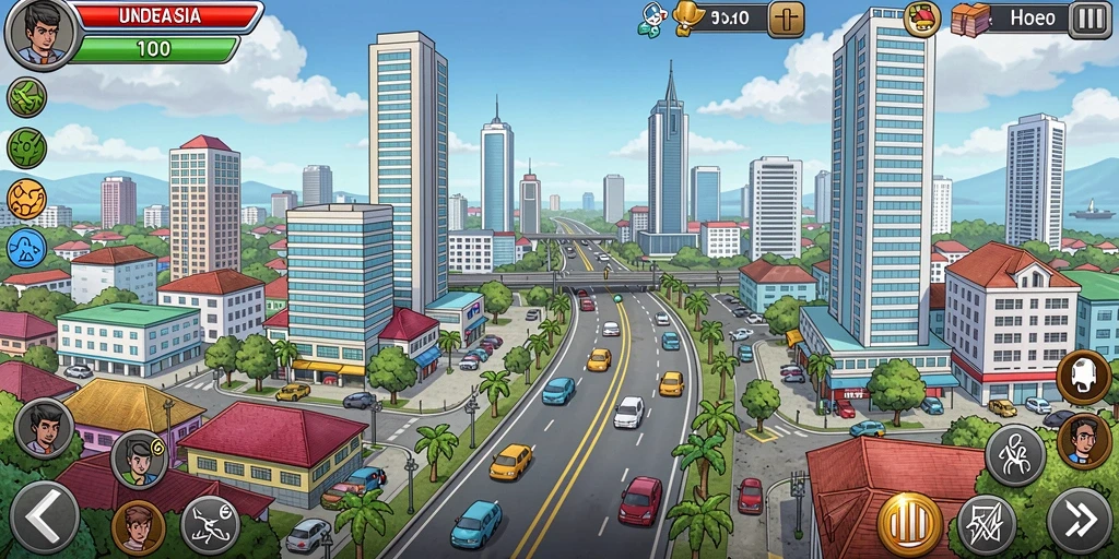 Mode multiplayer yang membuat bermain lebih seru.